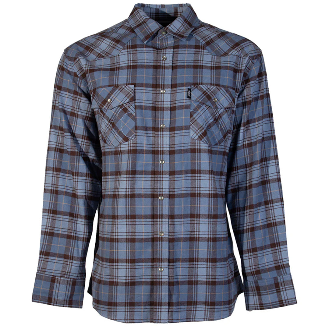 Hooey Brands Men's Flannels" Long Sleeve Snap Shirt