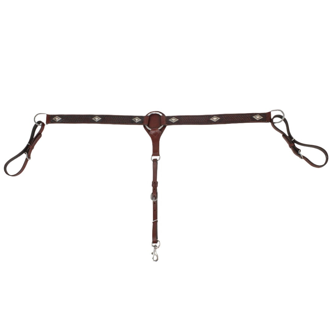 True North Trading Diamond Concho Breast Collar