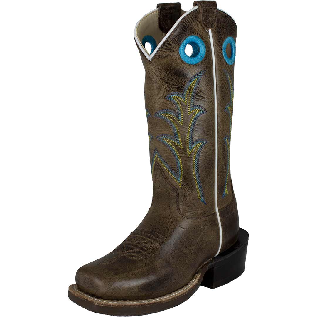 Medium square toe cowboy boots best sale