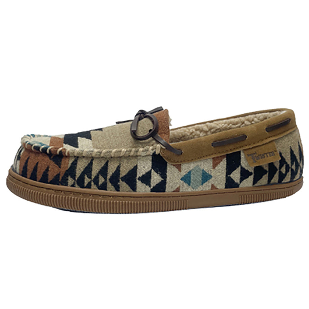 Blazin Roxx Men's Aztec Print Milo Moccasin Slippers