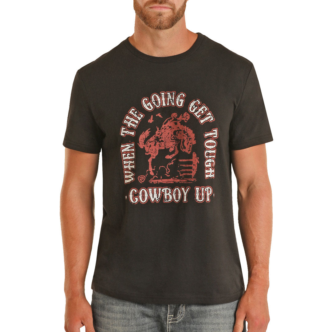 Rock & Roll Cowboy Men's Cowboy Up Graphic T-Shirt