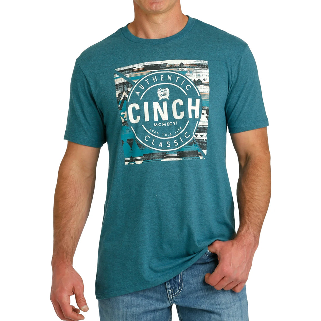 Cinch Men's Aztec Logo T-Shirt