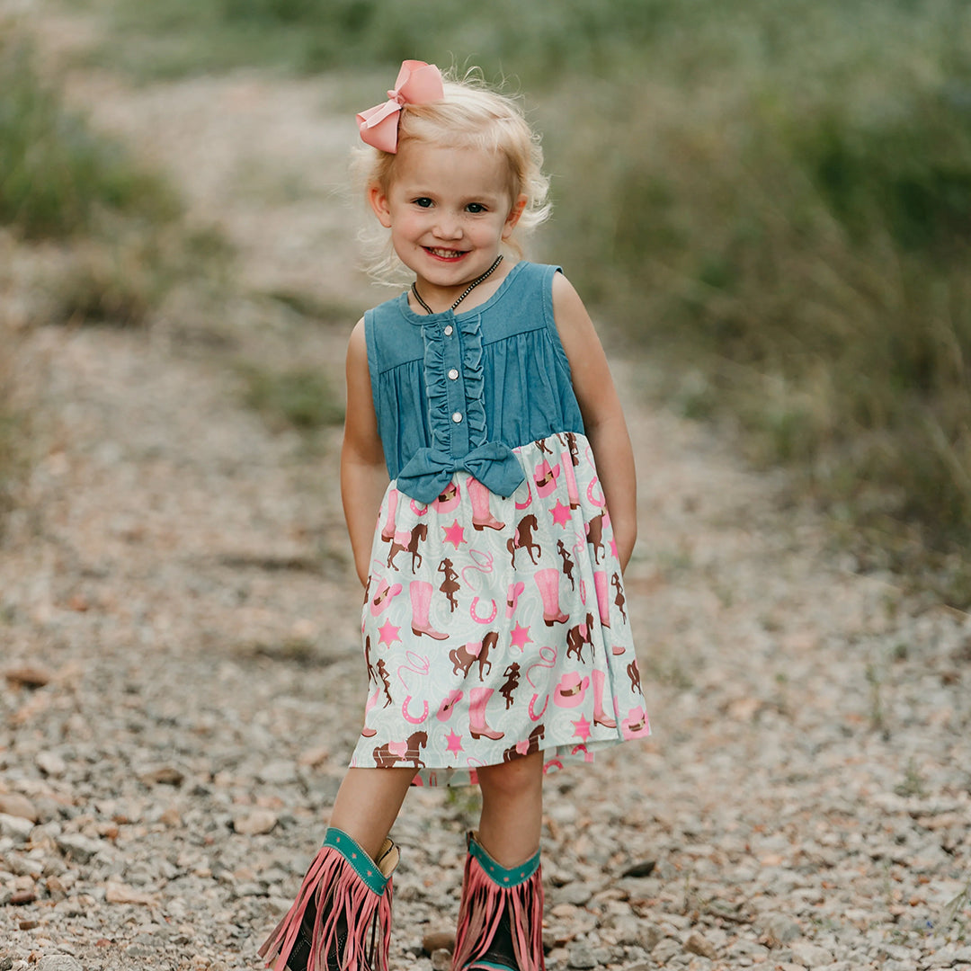 Baby cowgirl dress hotsell