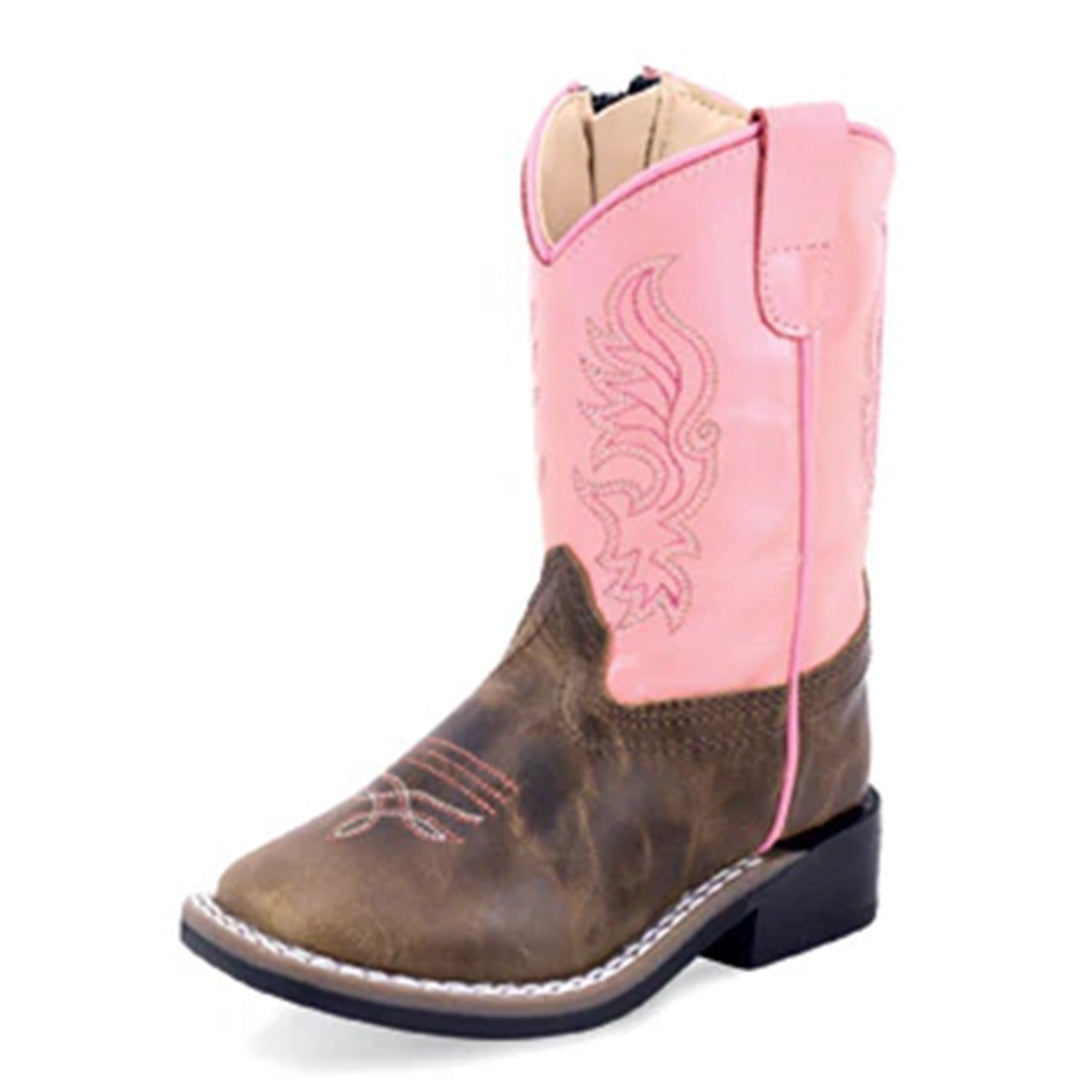 Girls leather western boots best sale