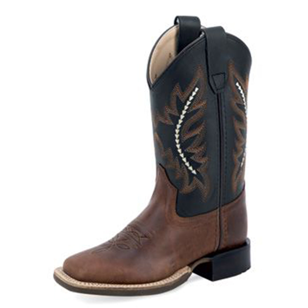 Old West Kids' Square Toe Cowboy Boots