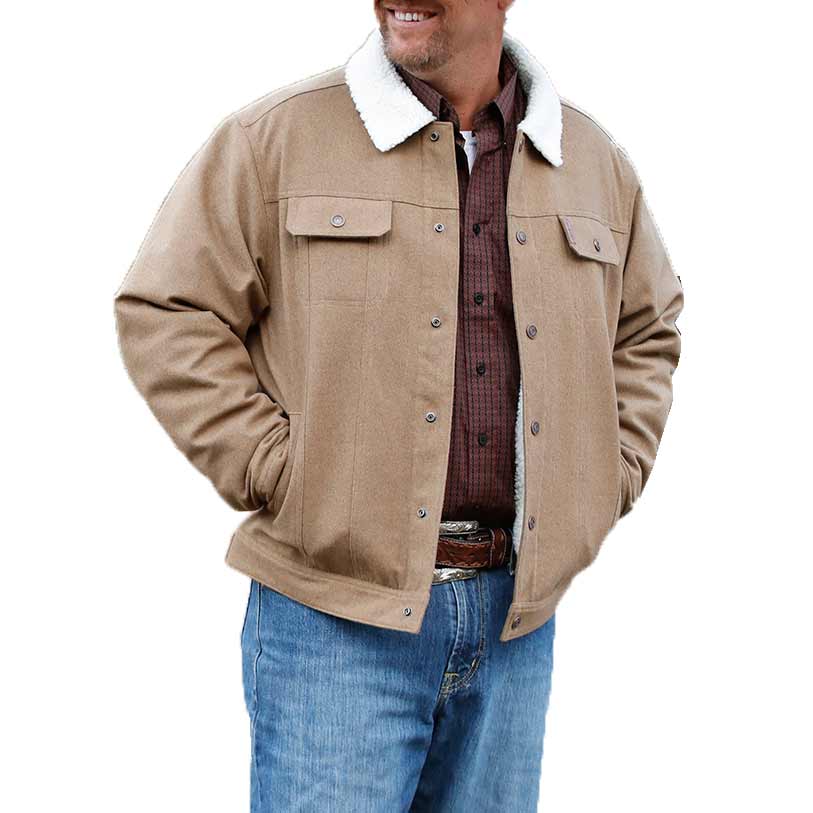 Cinch sherpa lined deals denim jacket