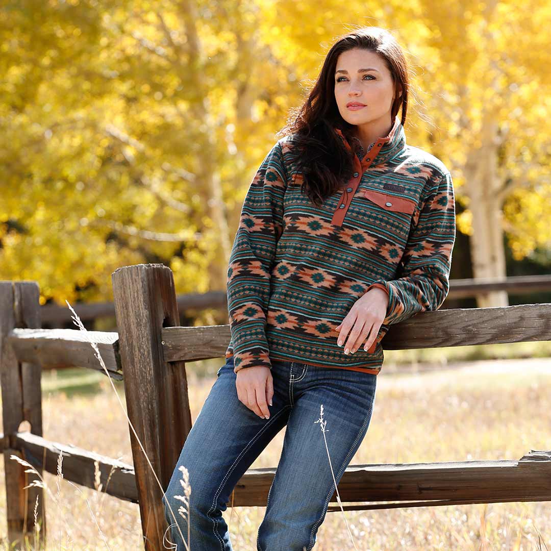 Cinch pullover online fleece