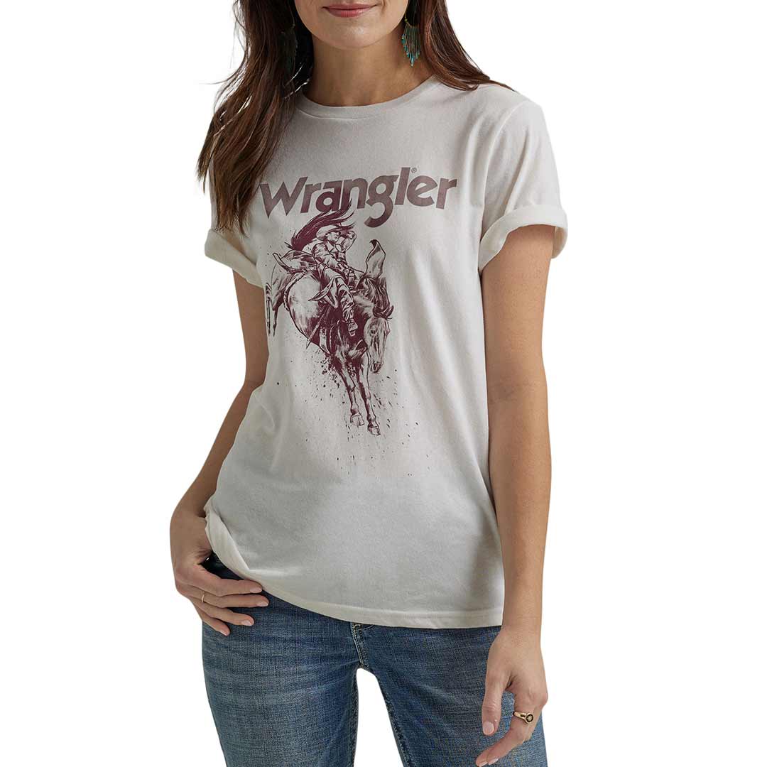 Wrangler Women's Cowboy Logo Graphic T-Shirt | Lammle's – Lammle's ...