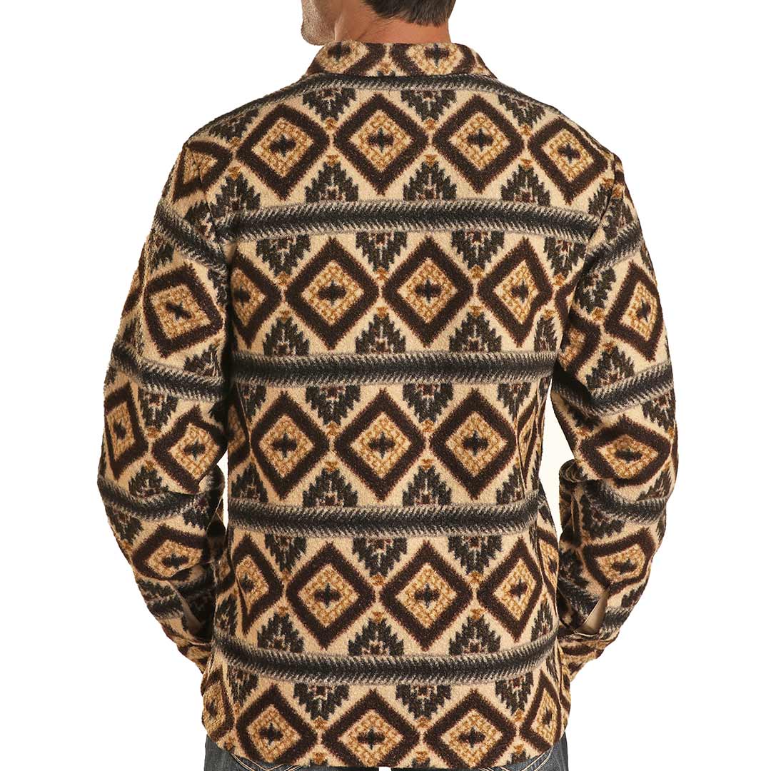 Aztec print mens jacket best sale