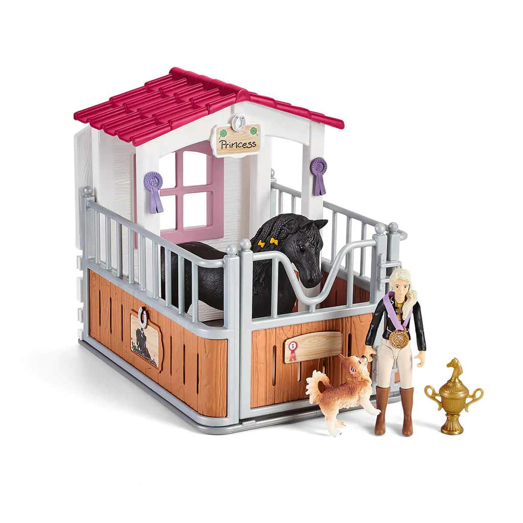 Schleich Horse Box with Horse Club Tori & Princess Toy Set