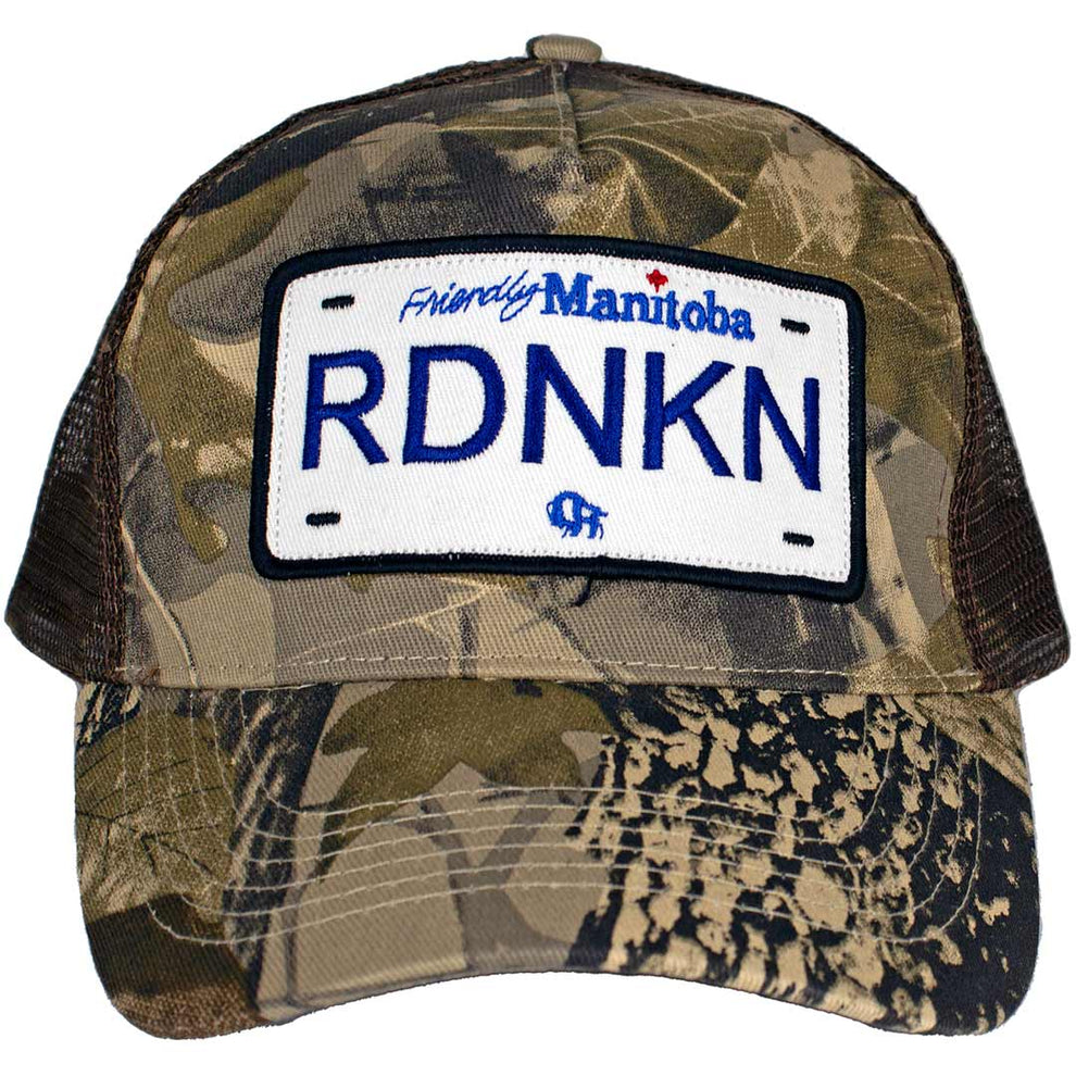 Rdnkn' Men's Manitoba RDNKN Camo Snap Back Trucker Cap