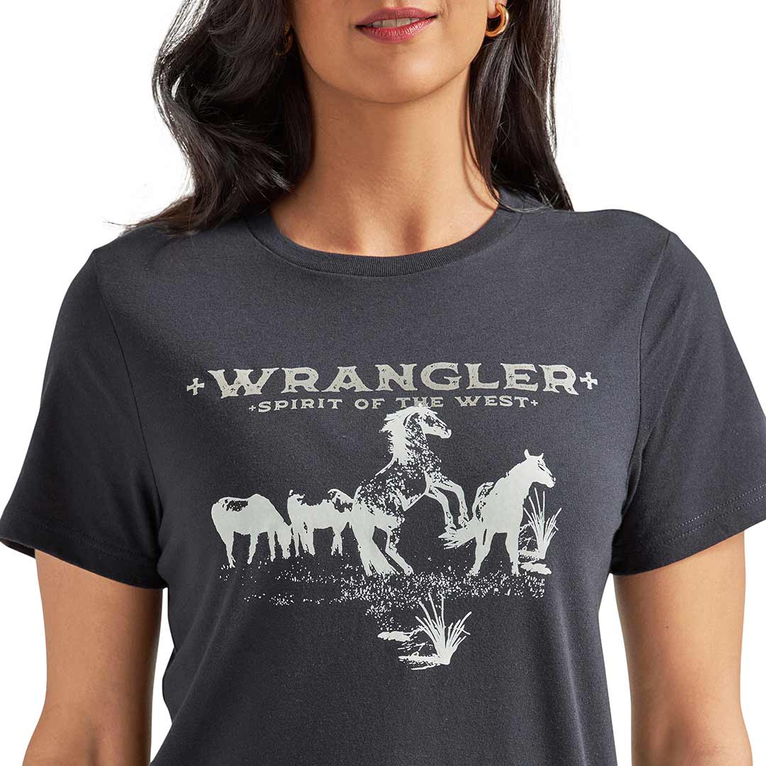 Wrangler Women's Graphic Regular Fit T-Shirt