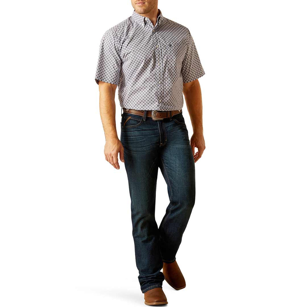 Ariat Men's Denver Classic Fit Short Sleeve Button-Down Shirt