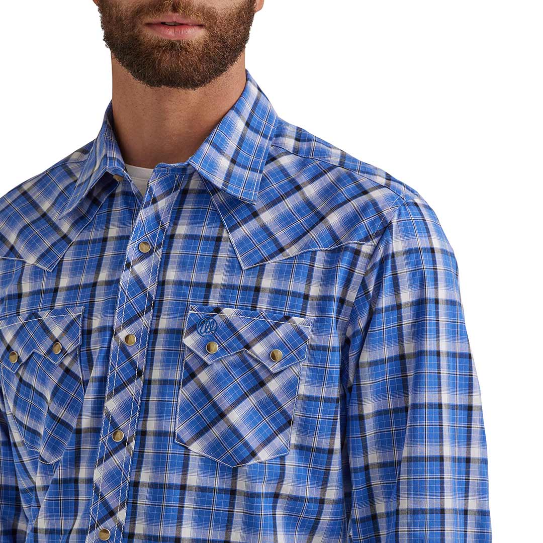 Wrangler Men's Retro Plaid Snap Shirt