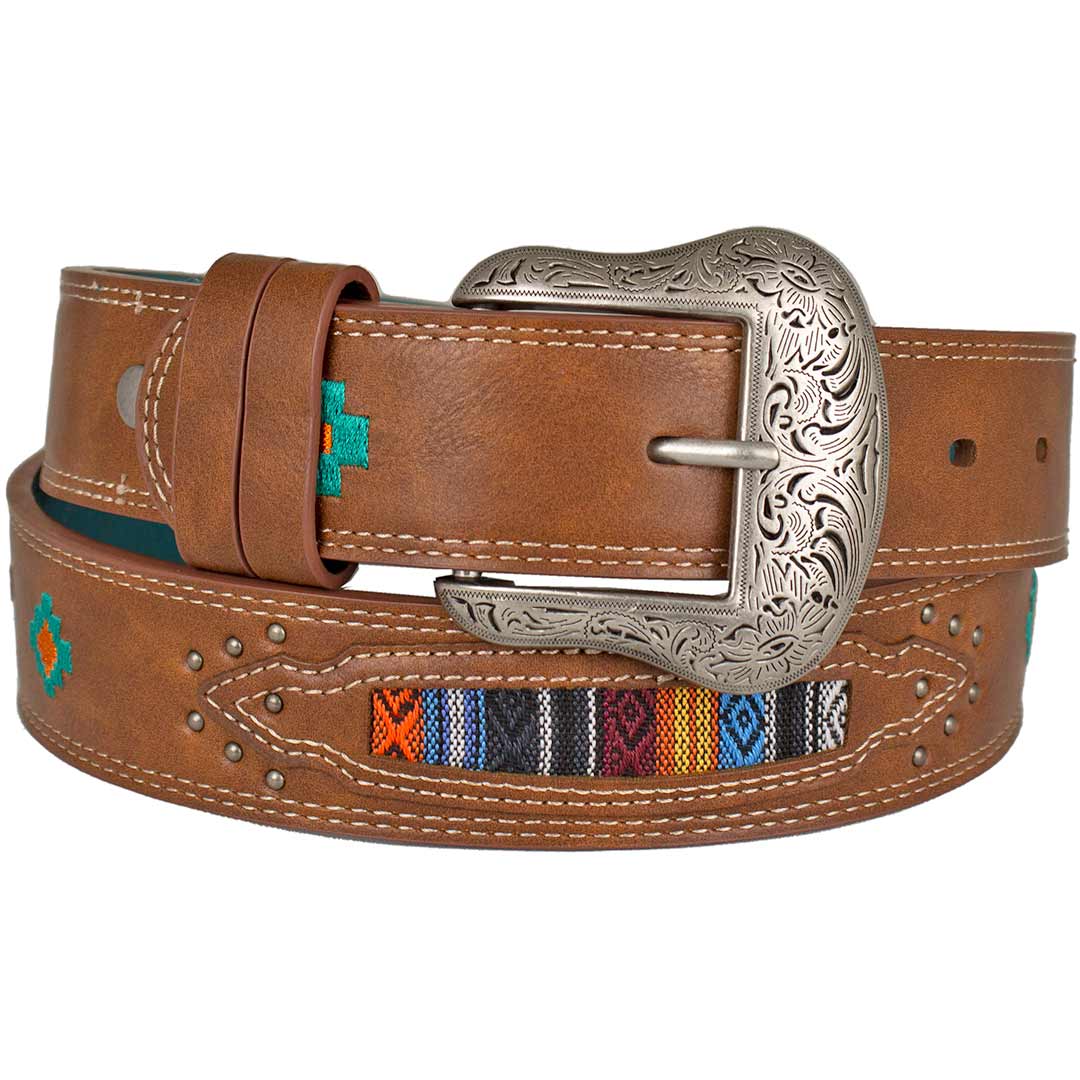 Catchfly Women's Aztec Embroidery Belt