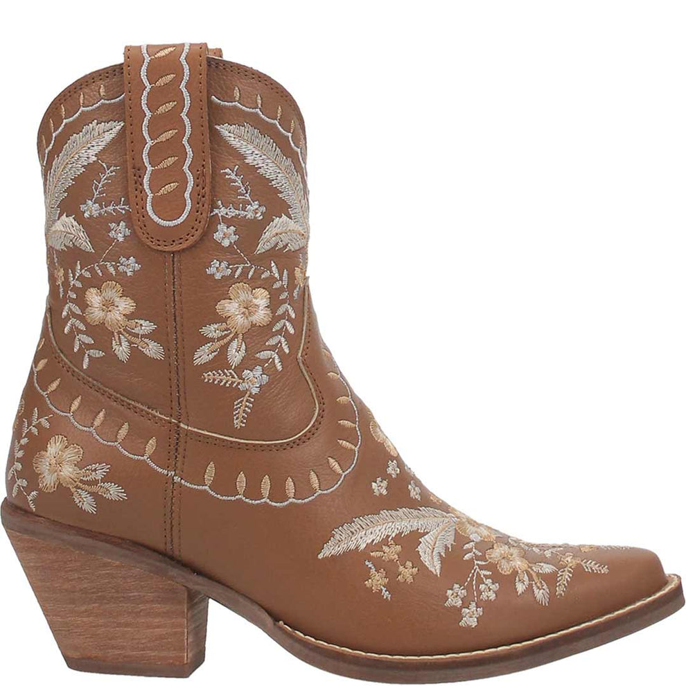 Dingo Women's Primrose Leather Cowgirl Booties