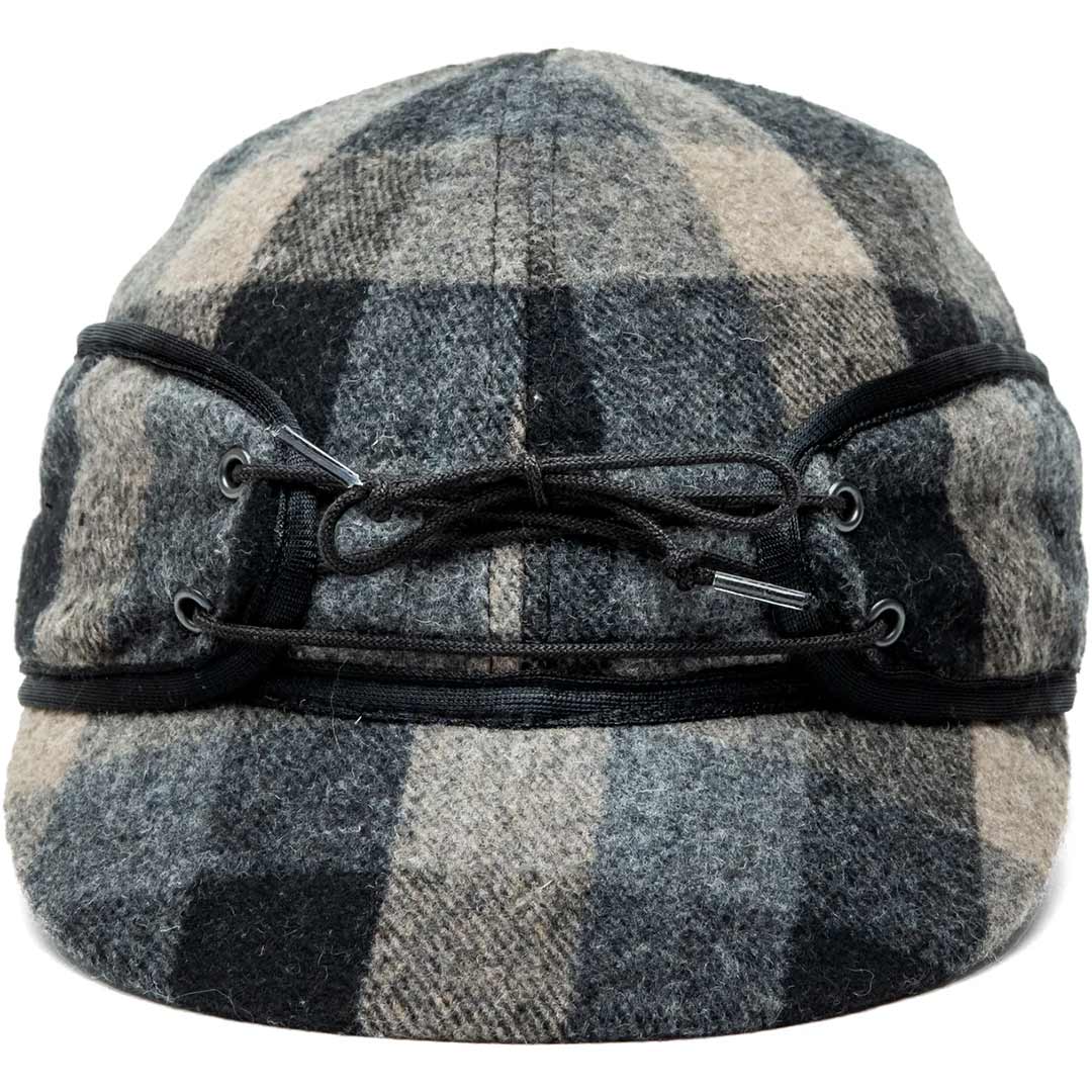 Crown Cap Men's Plaid Check Railroad Cap