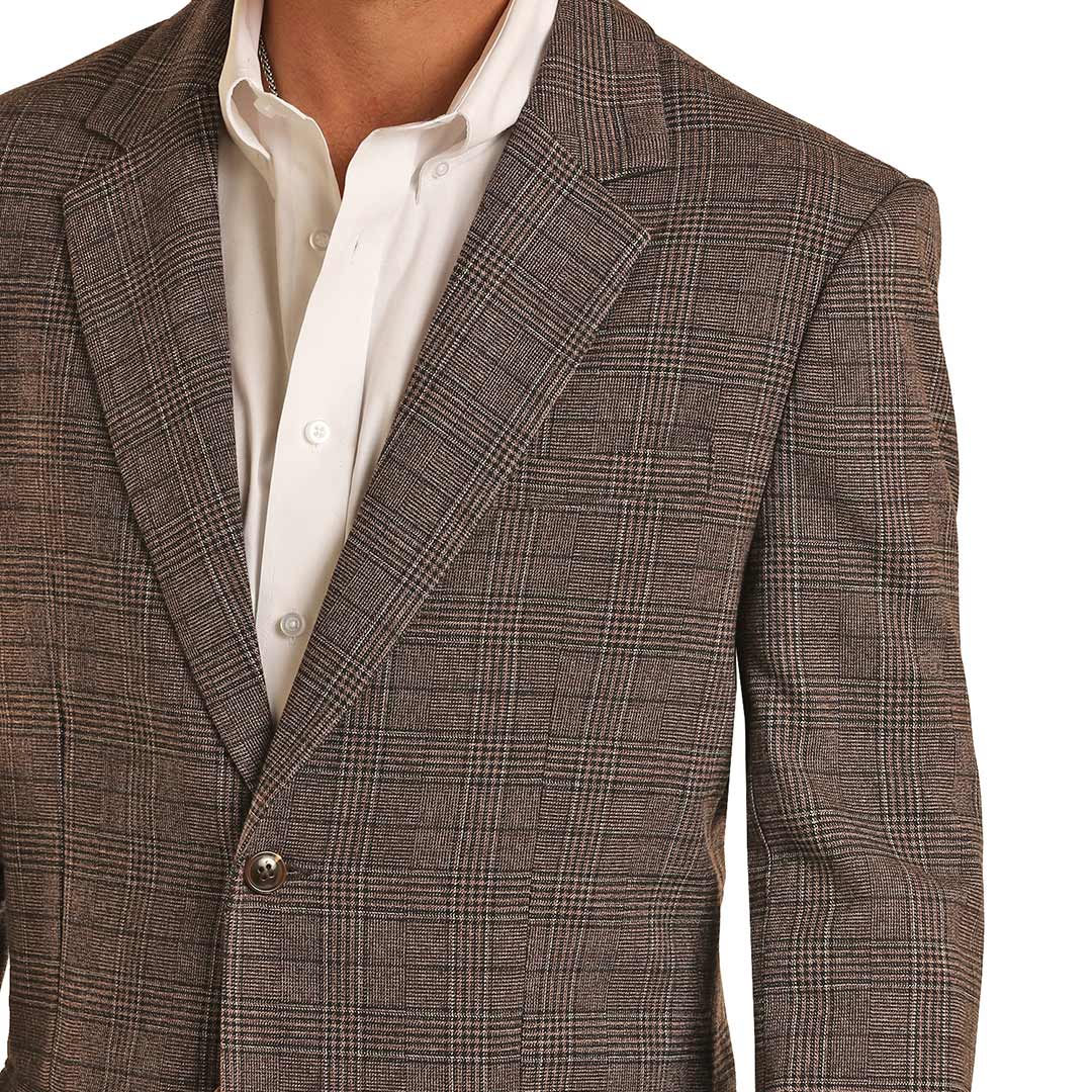 Rock & Roll Cowboy Men's Plaid Sport Coat