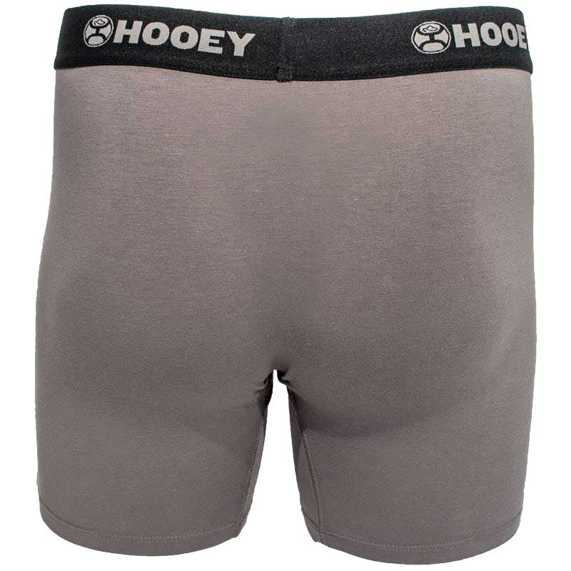 Hooey Men's Boxer Briefs Burgundy & Grey 2 Pack