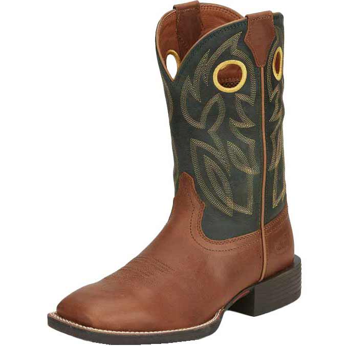 Justin stampede sale roper boots