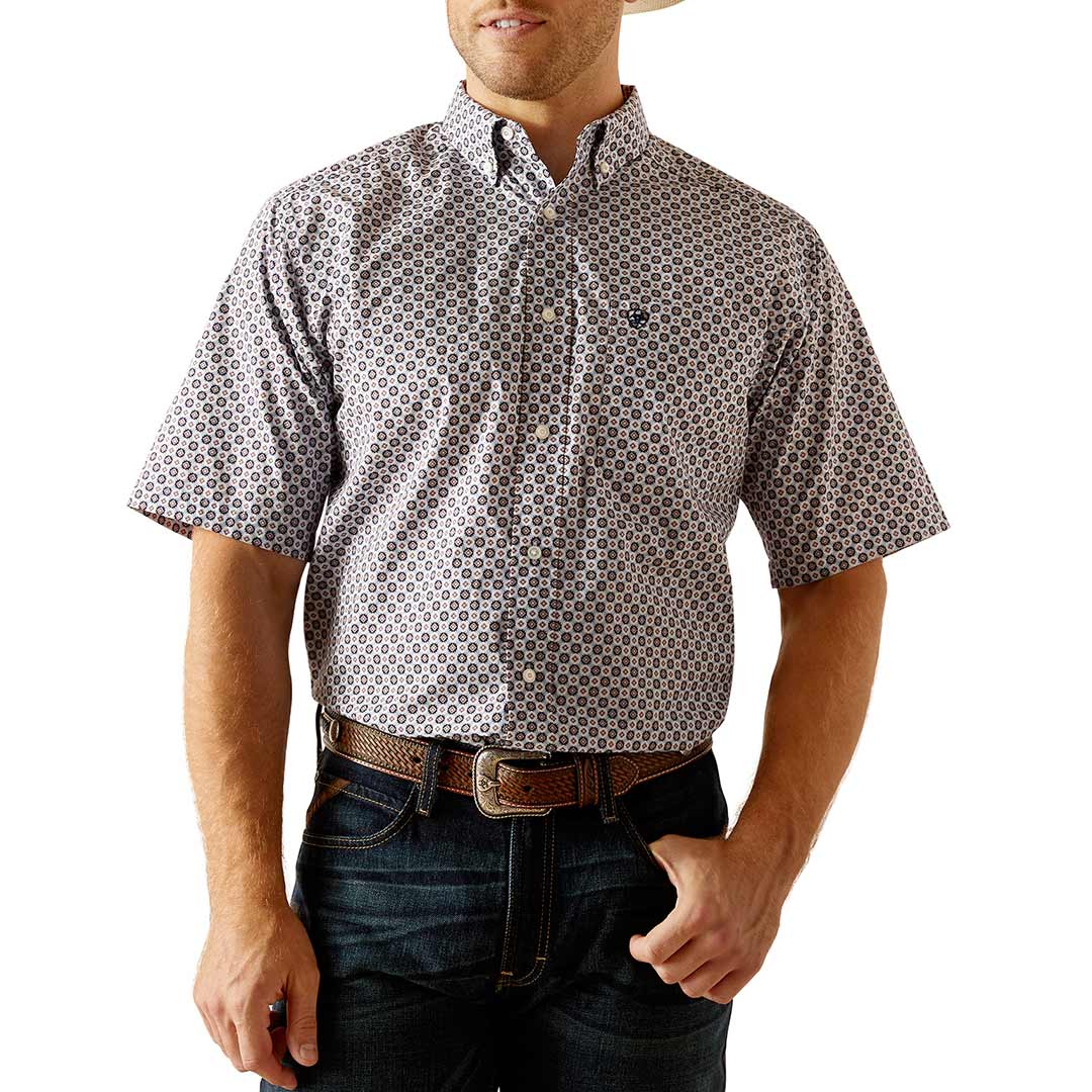 Ariat Men's Denver Classic Fit Short Sleeve Button-Down Shirt