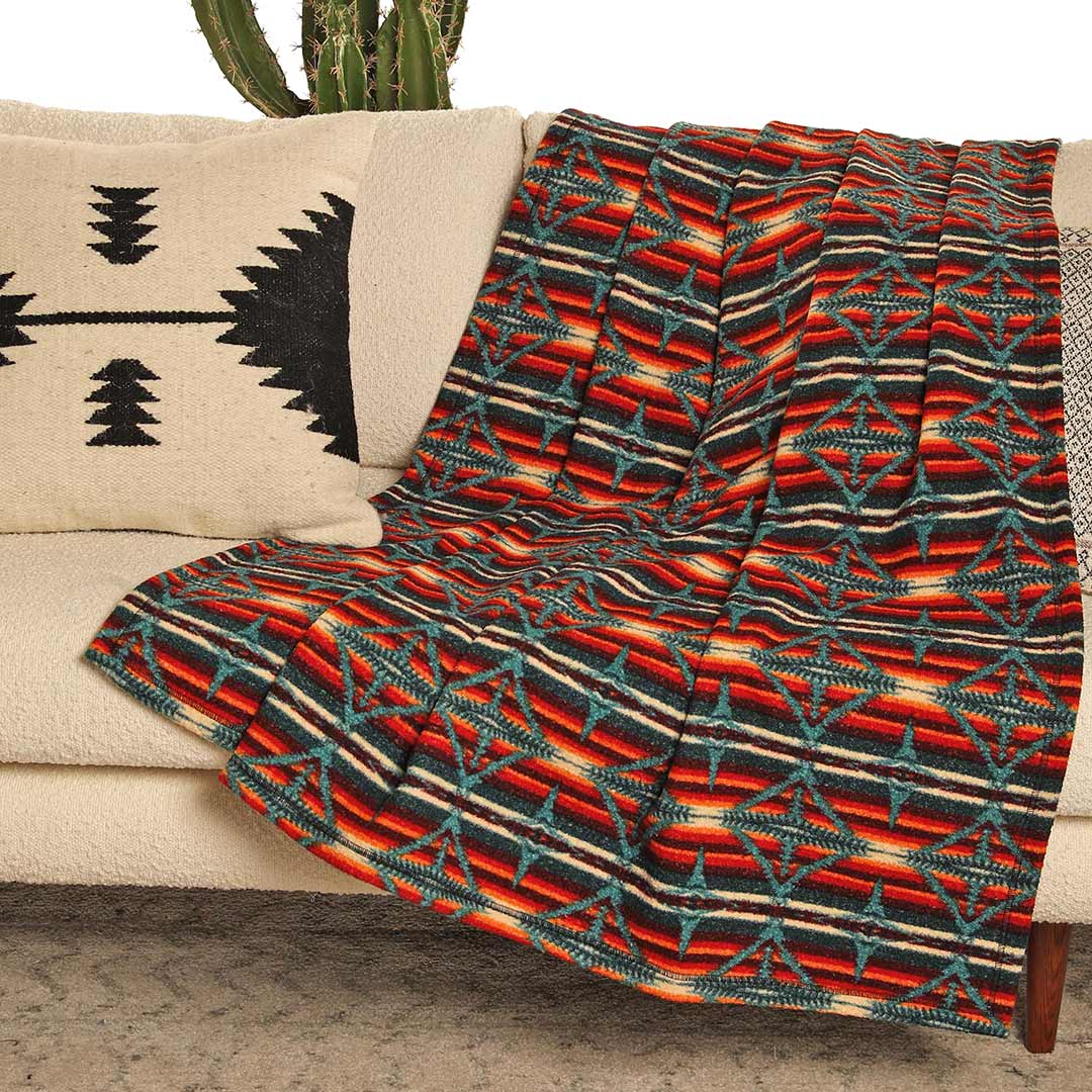 Rock Roll Denim Aztec Berber Throw Blanket Lammle s Lammle s Western Wear