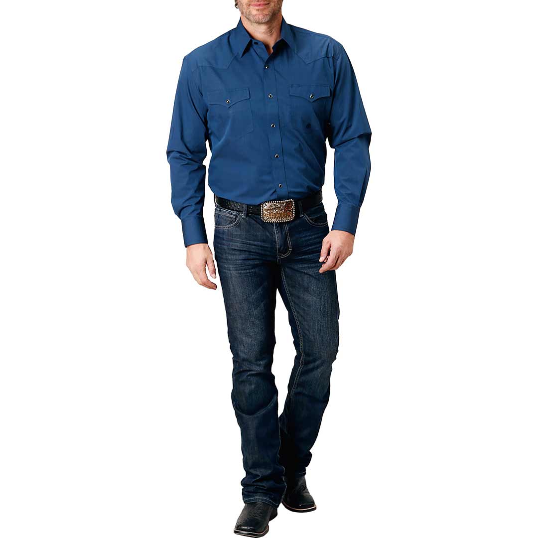 Roper Men's Solid Snap Shirt