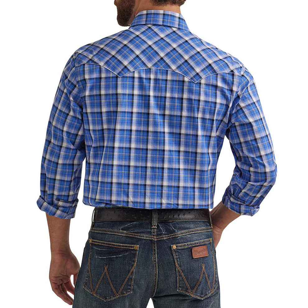 Wrangler Men's Retro Plaid Snap Shirt