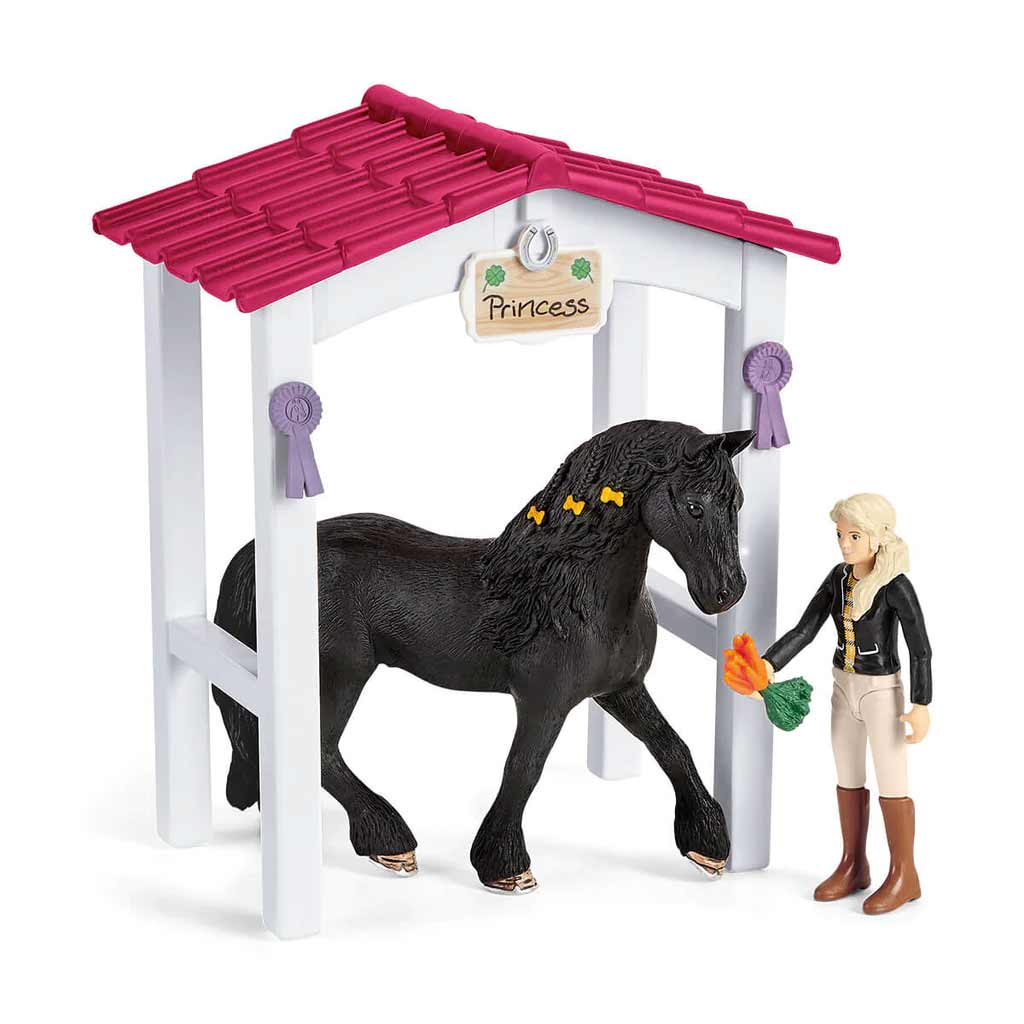 Schleich Horse Box with Horse Club Tori & Princess Toy Set