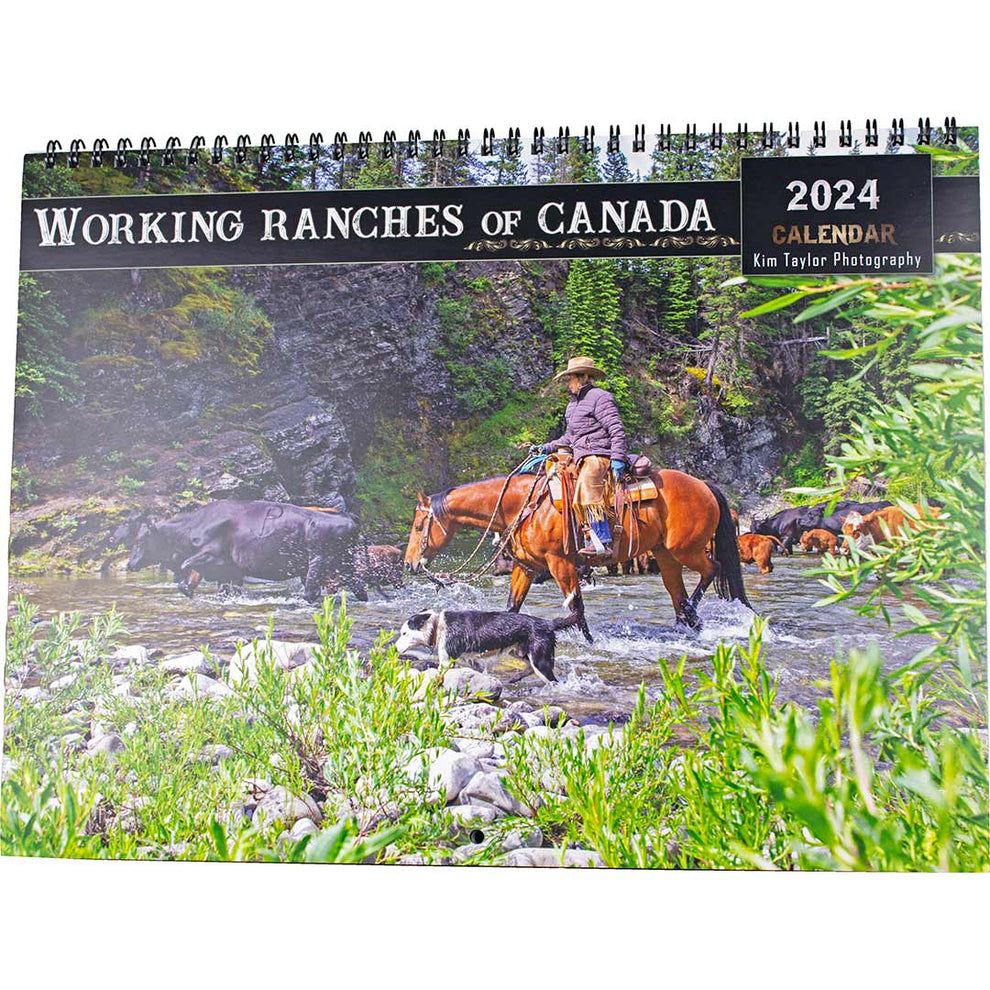 Kim Taylor Working Ranches of Canada 2024 Wall Calendar