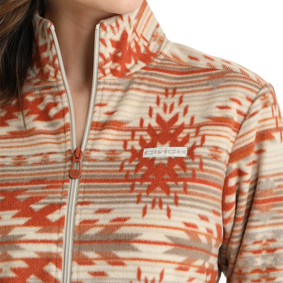 Cinch Women's Southwestern Print Fleece Jacket