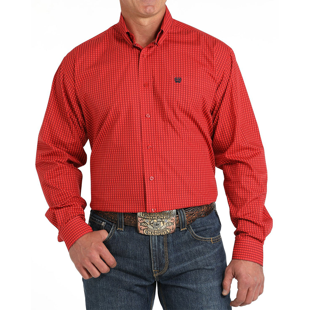 Cinch Men's  Money Print Button-Down Shirt