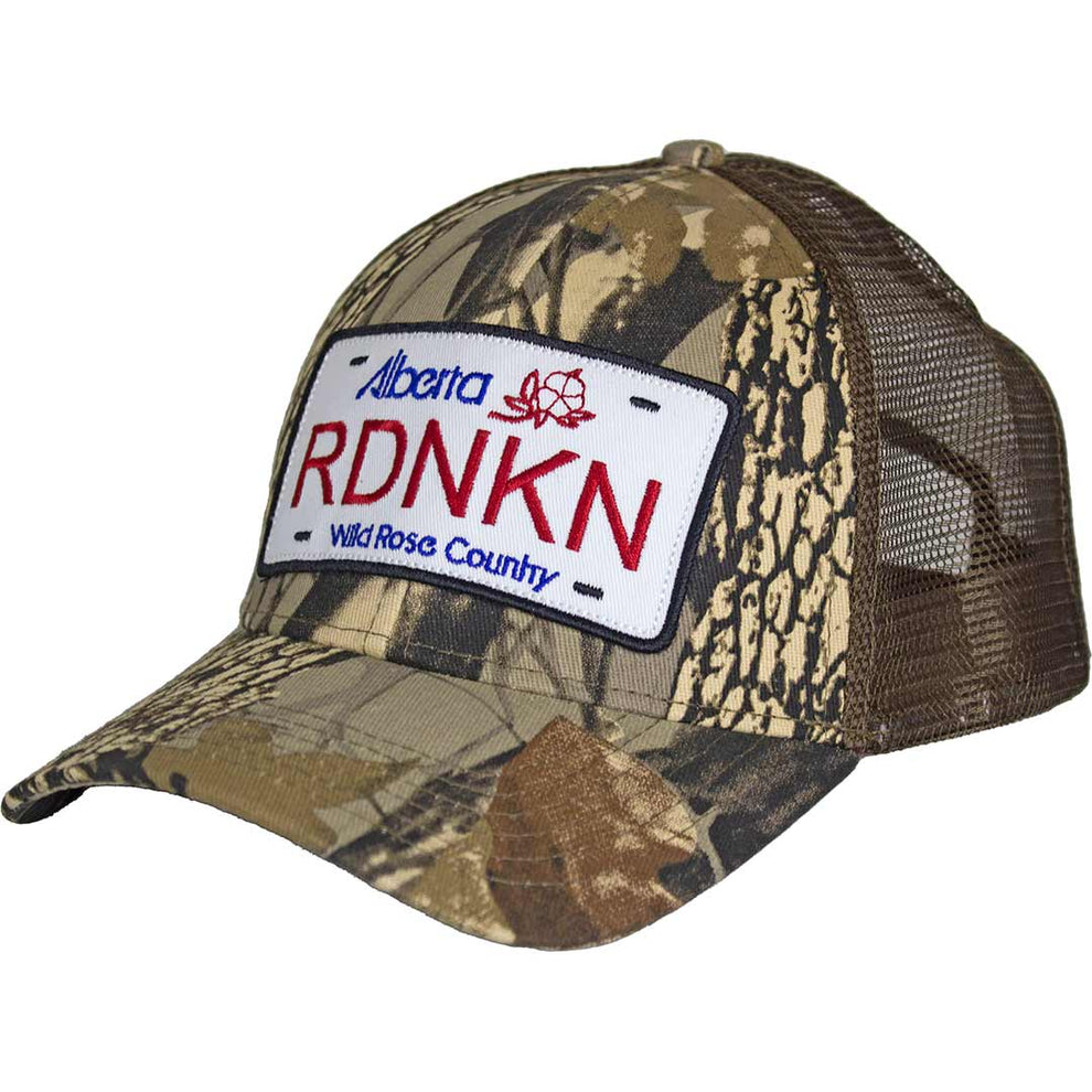 Rdnknk' Men's Alberta RDNKN Camo Snap Back Trucker Cap