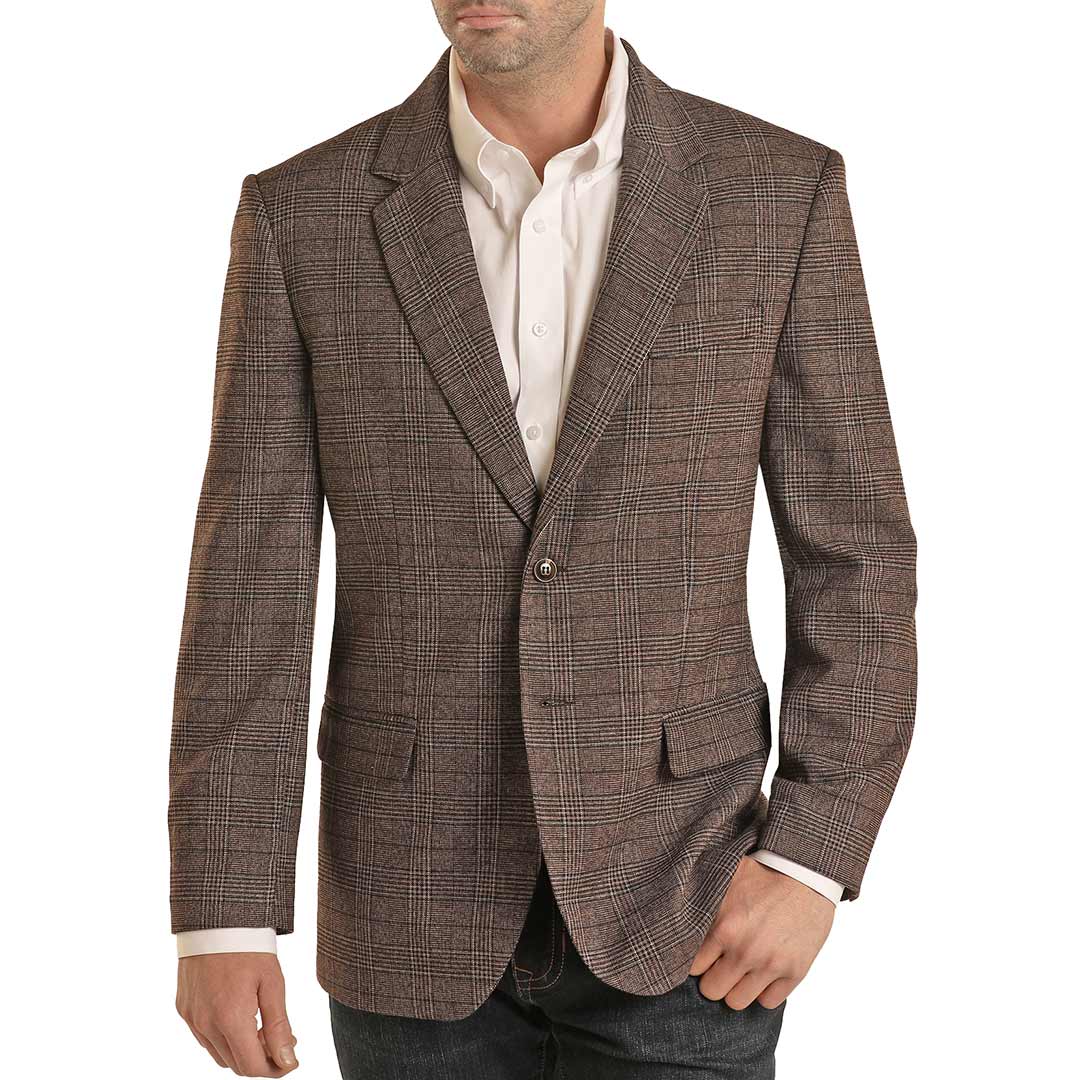 Plaid shirt with store plaid sport coat