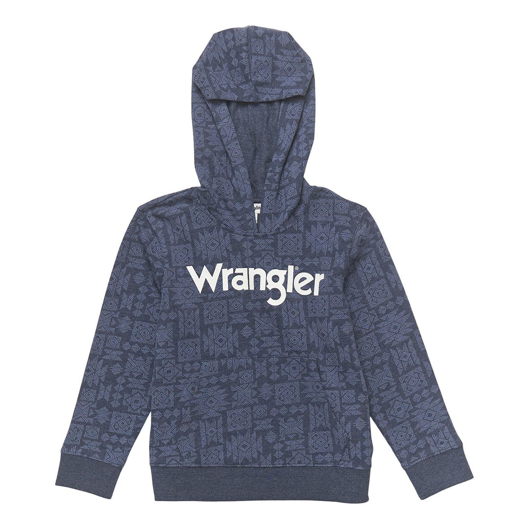 Wrangler Girls' Aztec Pullover Hoodie