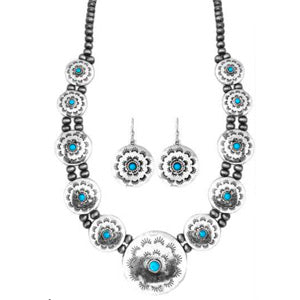 Wyo-Horse Women's Concho Jewelry Set