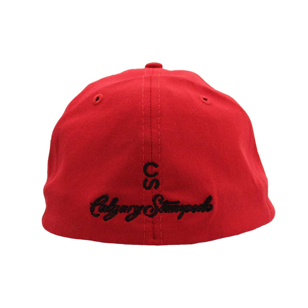 Red Flex Fit Calgary Stampede Logo Cap