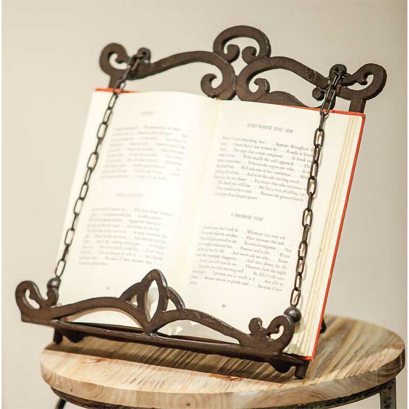 Manual Weavers Cast Iron Horse Book Stand