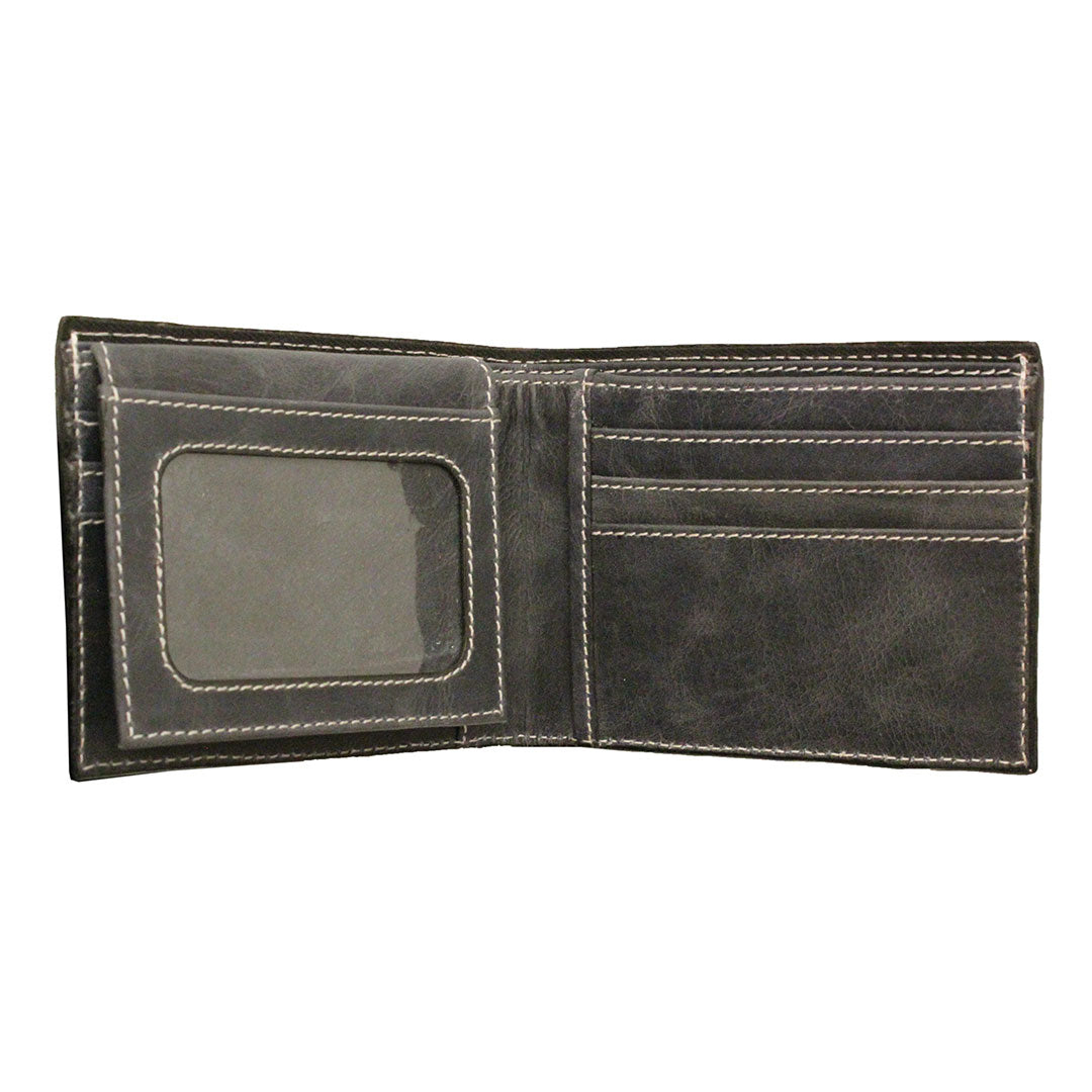 Twisted X Men's Sunburst Rough Leather Bi-Fold Wallet