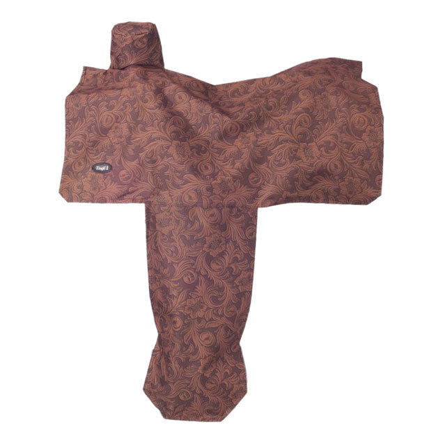 Tough 1 Nylon Tooled Pattern Saddle Cover