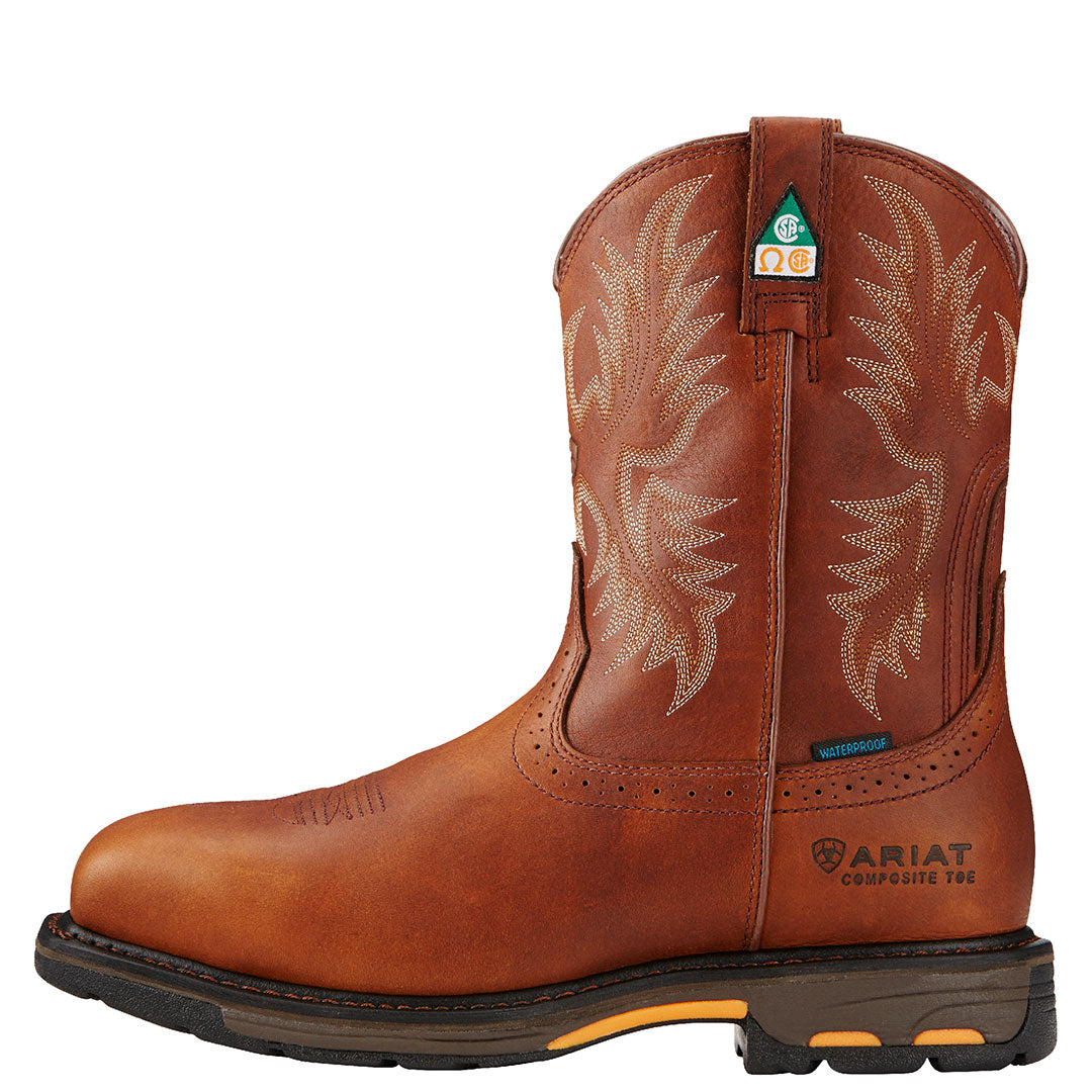 Ariat composite toe hot sale pull on work boots