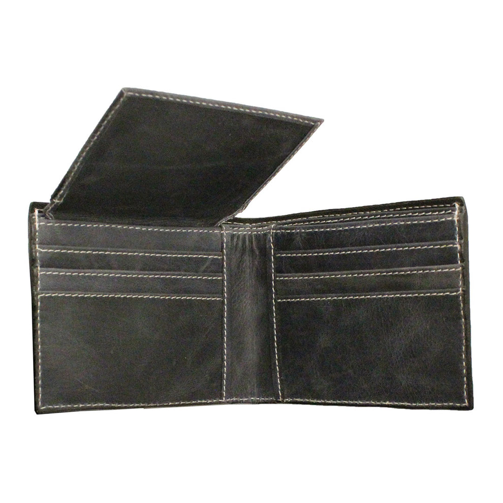 Twisted X Men's Sunburst Rough Leather Bi-Fold Wallet