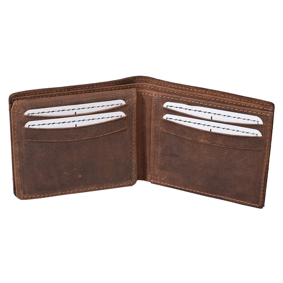 STS Ranchwear Men's Foreman Leather Bi-Fold Wallet