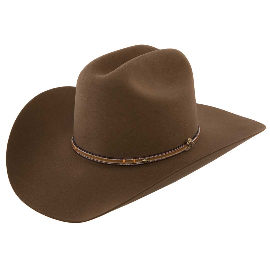 Chapeau beige Cowboy Cattleman revolver noir - Stetson Reference : 8169