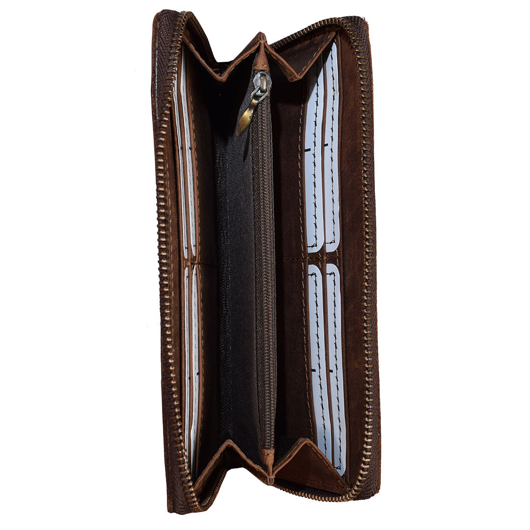 STS Ranchwear Women's Baroness Leather Zip-Around Wallet