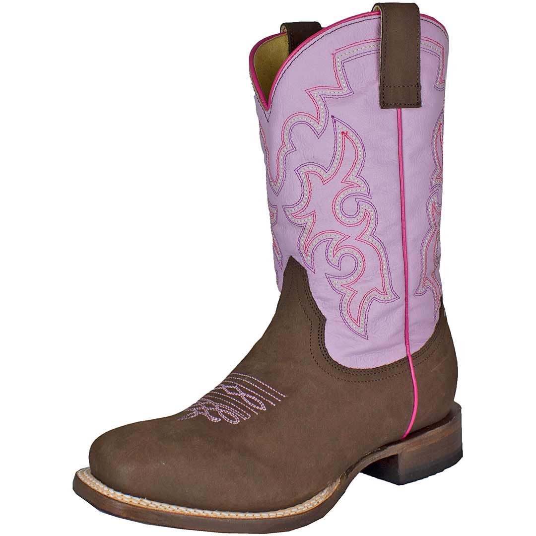 Cowgirl boots shop pink and brown