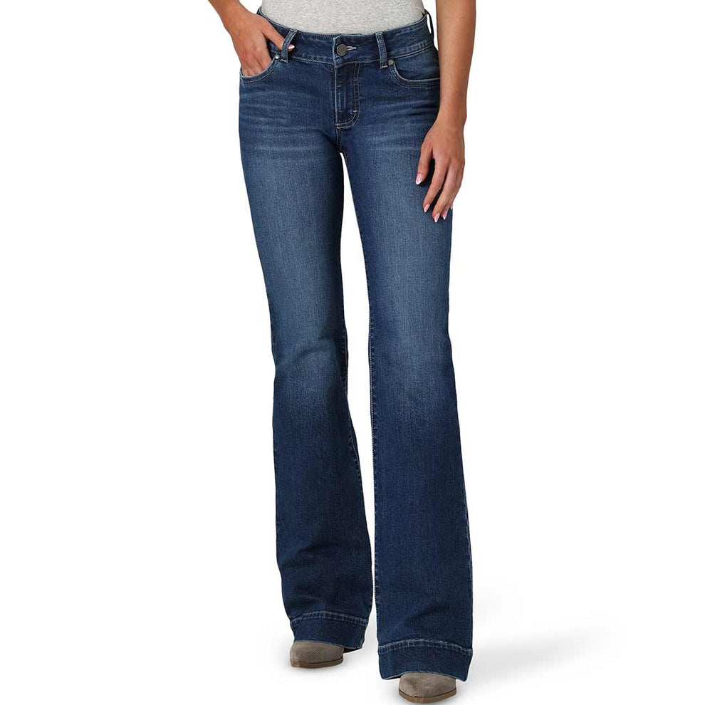 Wrangler Women's Retro Mae Wide Leg Trouser Jeans