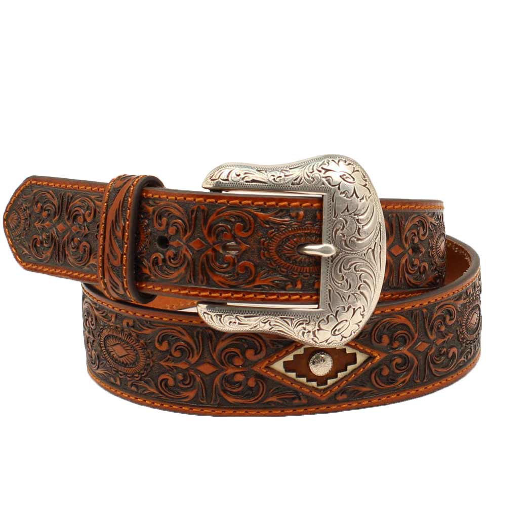 Ariat Men's Floral Tooled Leather Belt | Lammle's – Lammle's Western Wear