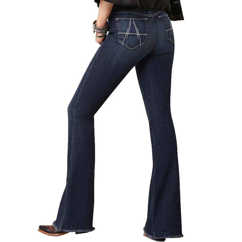 LMSXCT Women Flare Jeans Stretchy High Waist Bell Bottom Wide Leg