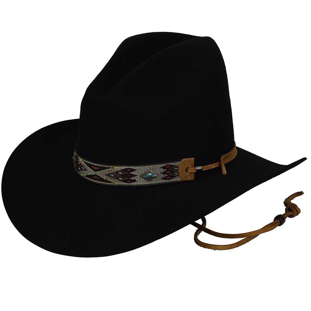Bailey Rig 5x Black Felt Cowboy Hat (5 Brim)
